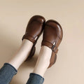 Sandália Catarina Ortopédica em Couro Salto 4cm / Sofisticação e Conforto