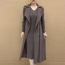 Conjunto Veneza Vestido + Casaco Longo - Queima de Estoque
