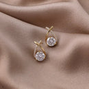 Brinco de Zircônia loewe com Cristais Swarovski (COMPRE 1 PAR LEVE 2) Sofisticação e Elegância para Mulheres que Amam Exclusividade