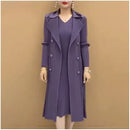 Conjunto Veneza Vestido + Casaco Longo - Queima de Estoque
