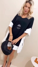 Vestido Bata Feminino Manga Morcego Tunica Soltinha Linda