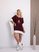 Vestido Bata Feminino Manga Morcego Tunica Soltinha Linda