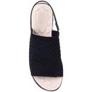 Sandália Feminina Ortopédica Knit Calce Fácil Meia Elástico Anatômica Massageadora Confortável 7603