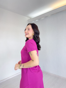 Vestido Midi Malha de 100% Algodão
