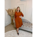 Vestido Margoth Manga Longa / para a Mulher que Brilha em Todas Ocasiões!